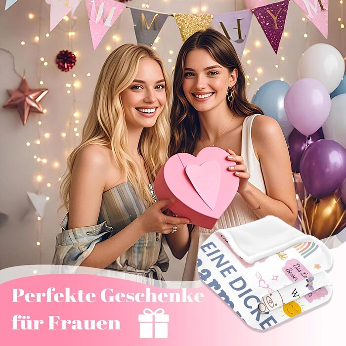 Подарункова ковдра для найкращої подруги 150 x 200 см Персоналізована ковдра для обіймів, натхненний подарунок для дружби для жінки, дівчини, сестри на день народження, різдвяний подарунок для обіймів 150x200 см