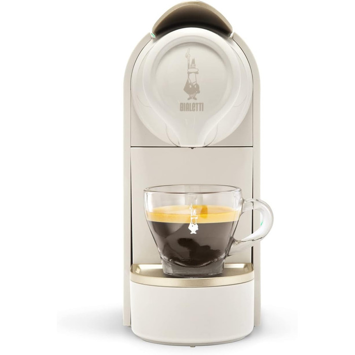 Кавоварка еспресо для алюмінієвих капсул, суперкомпактна, резервуар на 500 мл, 50 відсотків переробленого пластику, темно-коричневий