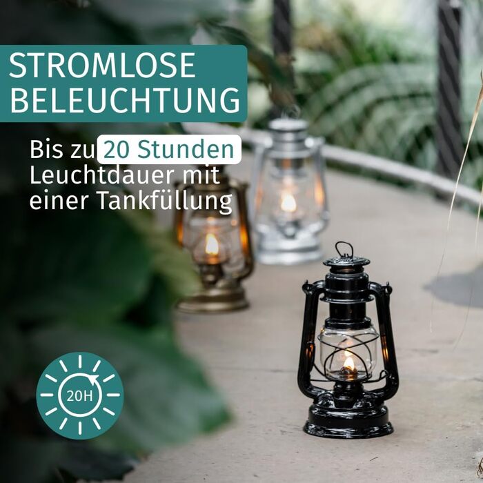 Ліхтар Feuerhand Storm Baby Special 276 Rose - Для саду, кемпінгу та балкону - традиційна гасова лампа - з часом горіння 20 годин - Зроблено в Німеччині