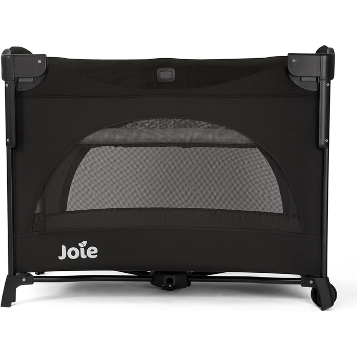 Дорожнє ліжечко Joie Kubbie Sleep, приліжкове ліжечко 2-в-1, відкидна боковина, знімний вкладиш, компактно складається від народження до 3 років (0-15 кг), колір сланцевий