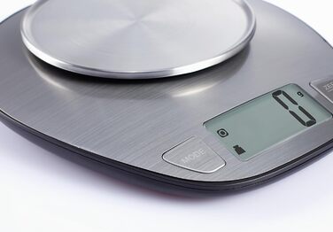 Цифрові кухонні ваги EXZACT з нержавіючої сталі - електронні кухонні ваги зі знімною чашею для випікання та приготування їжі - фун