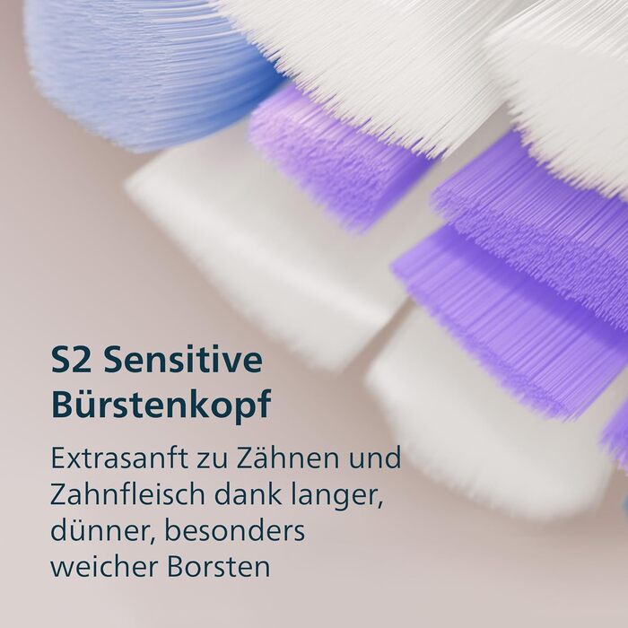 Електрична звукова зубна щітка з 2 режимами чищення та 3 рівнями інтенсивності, датчиком тиску, функцією EasyStart, SmartTimer, чорного кольору, модель HX7401/07 Нова технологія, 6100