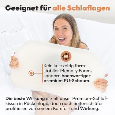 Подушка для підтримки шиї преміум-класу TMX Trigger Pillow Функція легкого охолодження М&39яка стимуляція тригерних точок Ортопедично-терапевтична ергономіка Підходить для всіх положень сну Стандарт Oeko-TEX 100, клас 1