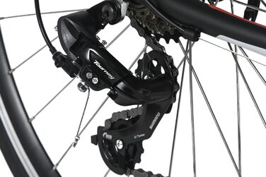 Велосипед WYLD Racing 28&39&39 Whirlwind 50 Black 14 передач Чорно-червоний 60 см