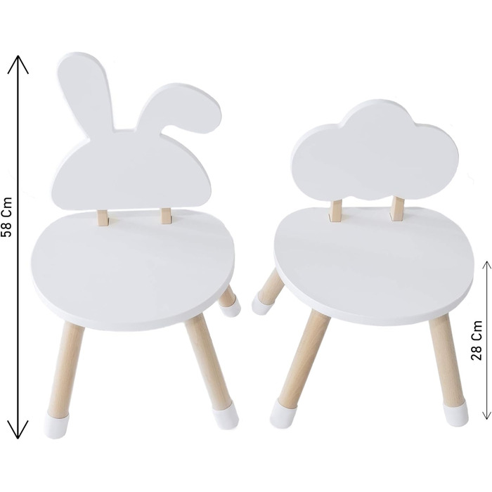 Дитячий стіл з 2 стільцями, дитячий комплект сидіння, дерев&39яний, білий, маленький столик, дитячий комплект сидіння, дитяча кімната, спальня, скандинавський стиль (м&39ятно-зелений)