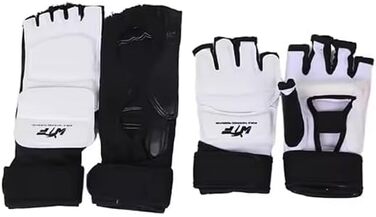 Захисний костюм для тхеквондо для дорослих та дітей, комплект для змагань з бойових мистецтв, комплект щитків для гомілки, голова, рот, рукавички, комбінований спортивний захист, дитячий, синій, 130-150 см