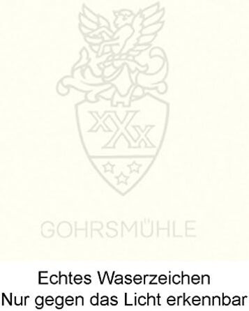 Канцтовари Gohrsmhle з водяним знаком noble високої якості (100 аркушів) DIN A4, 90 г/кв.м, натуральний білий