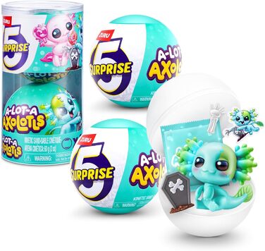 Сюрпризних аксолотлів A-Lot-A від ZURU (2 капсули), з аксесуарами, весела іграшка для дітей, 5