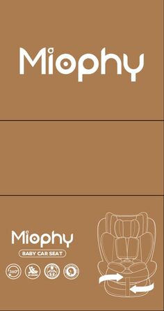 Поворотне дитяче автокрісло Miophy I-Size 360, група 01/2/3, 0-12 років, 40-150 см, дитяче автокрісло з кріпленням isofix i-light