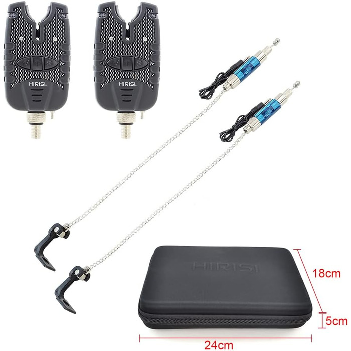 Індикатор клювання та світлодіодний комплект для свінгерів Сині світлодіодні індикатори сигналізації про риболовлю B1137