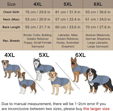 Водонепроникне пальто для собак Vivi Bear, зимовий вітрозахисний теплий жилет для собак із світловідбиваючими смужками та D-подібним кільцем для відпочинку на свіжому повітрі, тренувань, спорту та полювання, 5XL фіолетовий