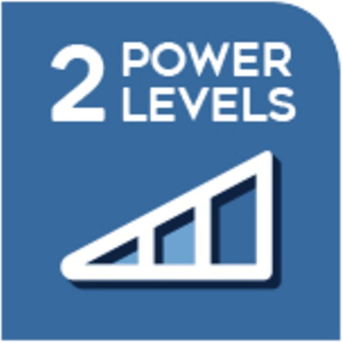 Вертикальний вентилятор-обігрівач De&39Longhi Hva 3220, безшумний, 2 рівні потужності, захист від крапель, термостат, ручка, захист від замерзання, подвійна ізоляція, білий, 2 режими нагріву