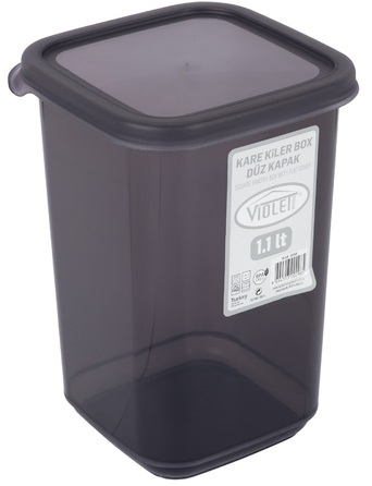 Контейнер для сипучих Violet House 0298 Transparent Black 1.1 л (6859643)