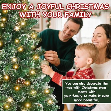 Різдвяна ялинка з вогнями 210 см зелена Eldzenith