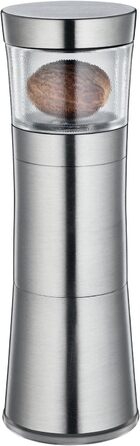 Мускатний млин Mephisto, нержавіюча сталь/акрил, срібло, 13 x 4,5 см, 035353