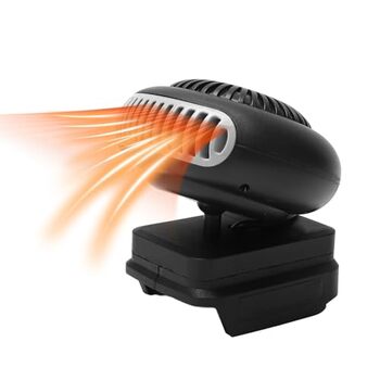 Обігрівач на батарейках, 170 Вт для приміщень з 2 температурними режимами, міні-персональний обігрівач, сумісний з літій-іонними акумуляторами 18 В BL1815 BL1820 BL1530