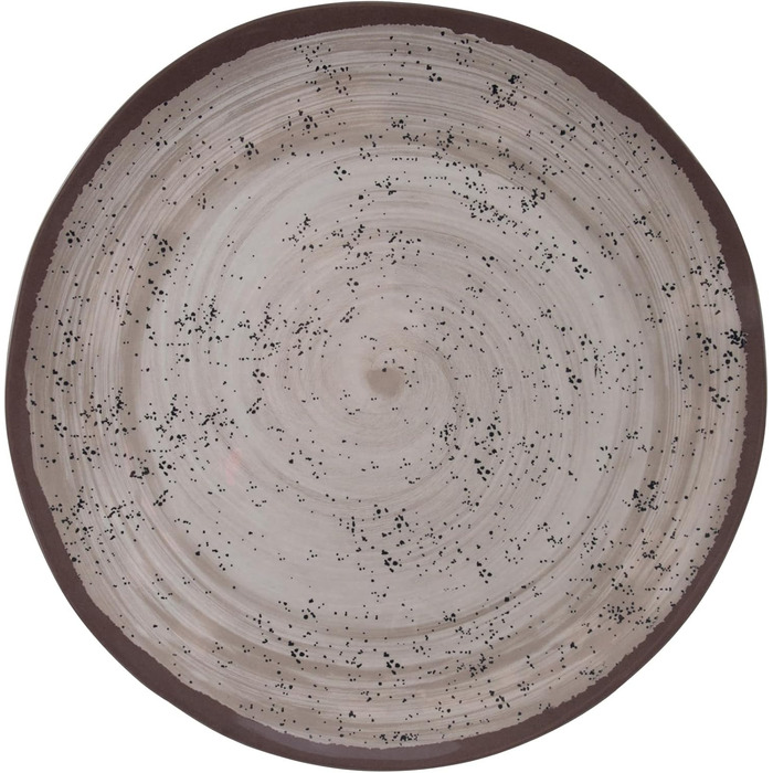 Набір посуду Bo-Camp з меламіну, Halo, кемпінговий посуд, тарілки для пікніка, бежевий