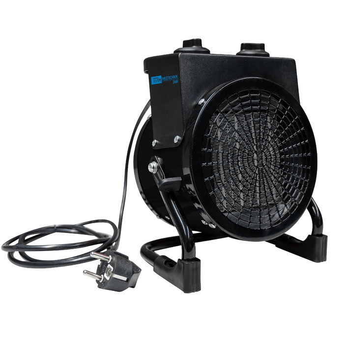Керамічний вентилятор-обігрівач Gde 85178 GH 2000 K (2000 Вт, 2 рівні нагріву 1000/2000 Вт, макс. продуктивність обігріву приміщення 45 м, керамічний нагрівальний елемент PTC, безступінчастий термостат, захист від перегріву)