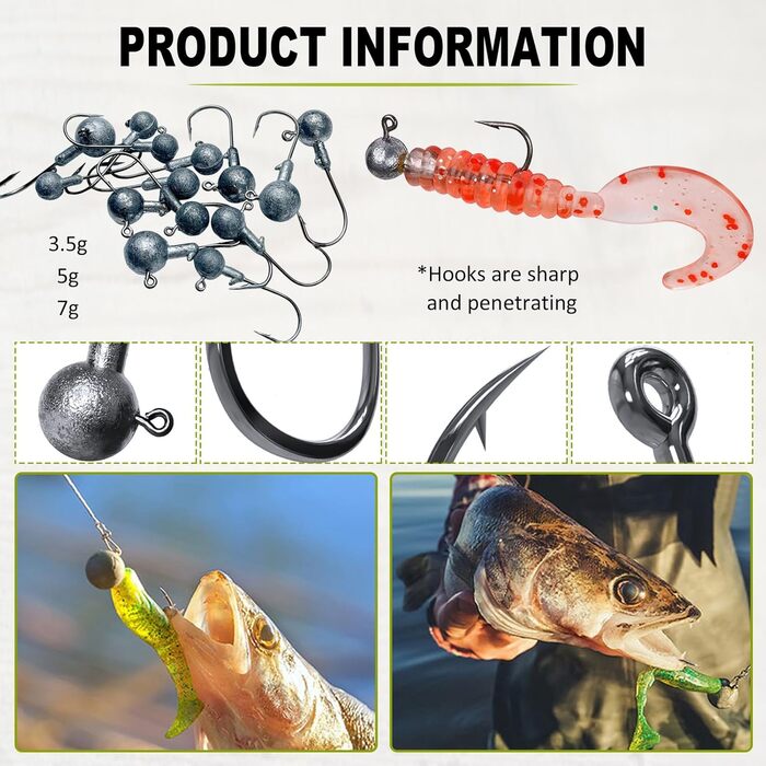 Набір рибальських гачків із 306 предметів, рибальські снасті, набір рибальських вантажів із грузилами, гумові поплавці, рибальські гачки, джиги, рибальські намистини, вертлюги, карабіни, набір рибальського спорядження з коробкою снастей