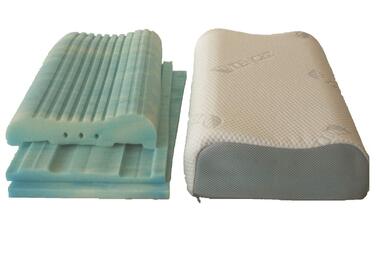 Подушка для шиї Vario Vital, подушка з пінного гелю Ortho Dreams Visco Gel, для розслабленої шиї, зручна подушка, підходить для алергіків - індивідуально регульована висота та жорсткість