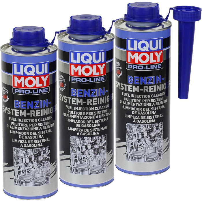 Паливна присадка для очищувача бензинової системи LIQUI MOLY 5153 Pro-Line 500 мл, 3 шт.