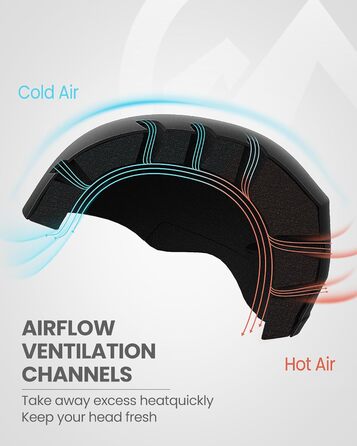 Унісекс-лижний шолом OutdoorMaster Kelvin - Шолом для зимових видів спорту для катання на лижах/сноуборді з системою вентиляції, сніговий шолом для чоловіків, жінок та дітей, чорний, M