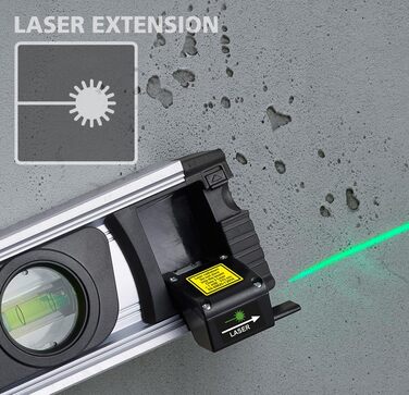 Цифровий електронний нівелір Umarex Laserliner DigiLevel Laser G40 (електронний вимірювальний прилад, цифрове вимірювання нахилу на 360, сигналізація 90/45/0, точність вимірювання 0,5 мм/м)