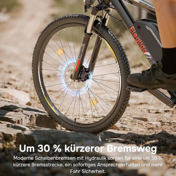 Дюймів, для чоловіків та жінок, з гідравлічними дисковими гальмами, акумулятор 36 В 15,6 Аг, запас ходу до 130 км, позашляховий електровелосипед, 21 передача, електровелосипед із застосунком, Mopride 2, 27,5/29