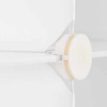 Система полиць Relaxdays з 6 відділеннями, відкрита полиця, що стоїть окремо, полиця, що вставляється, виготовлена з пластику, ВxШxГ приблизно 65 x 96 x 32 см, білий колір