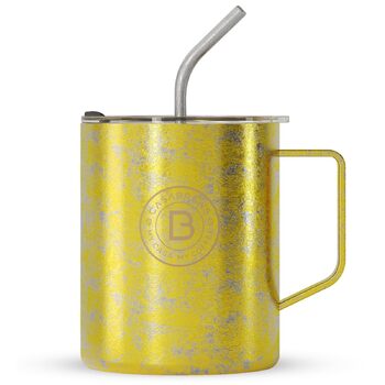 Титанова чашка CASABREWS Gold з кришкою, золота