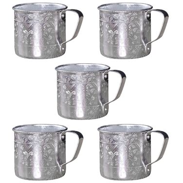 Вінтажна олов&39яна кружка VANZACK з 5 предметів та ручкою, ретро-чашки для пива та коктейлів, креативний та стильний дизайн для дому та.