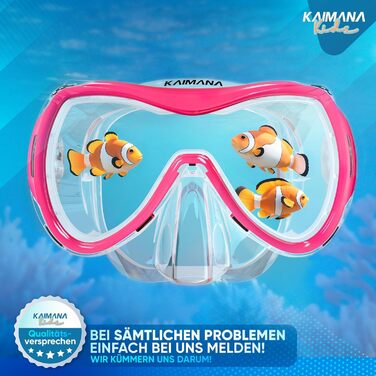 Новий дитячий комплект для підводного плавання KAIMANA SeaExplorer сумка для перенесення, маска для дайвінгу з трубкою, дитяча маска для підводного плавання, альтернатива дитячій масці для підводного плавання, маска для підводного плавання з тканинним/сил