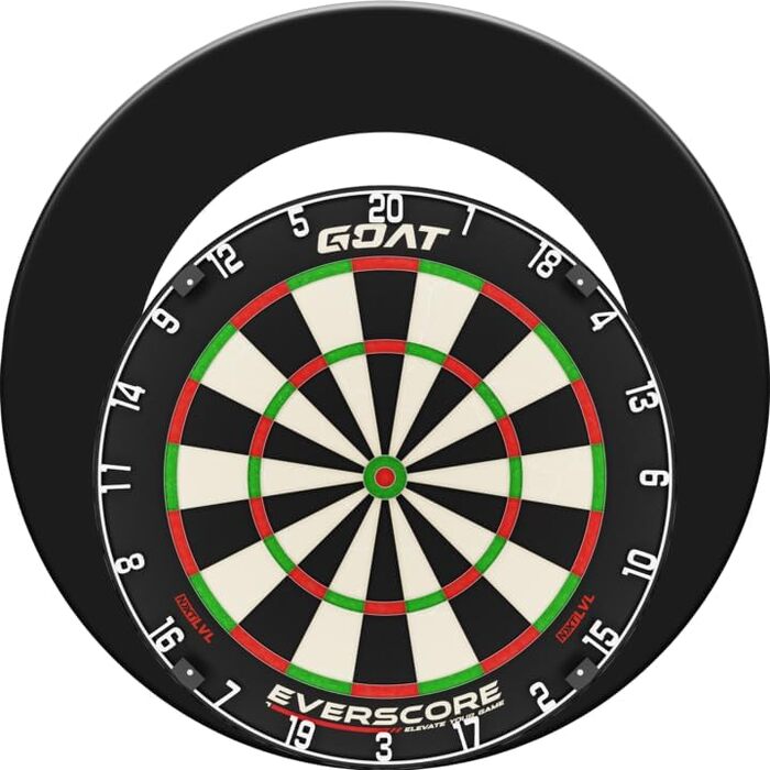 Набір сталевих мішень для дартсу Everscore NXT LVL, включаючи оправу для дротиків приблизно 12 см, професійна сизалева мішень для дартсу з мадагаскарського синього кольору