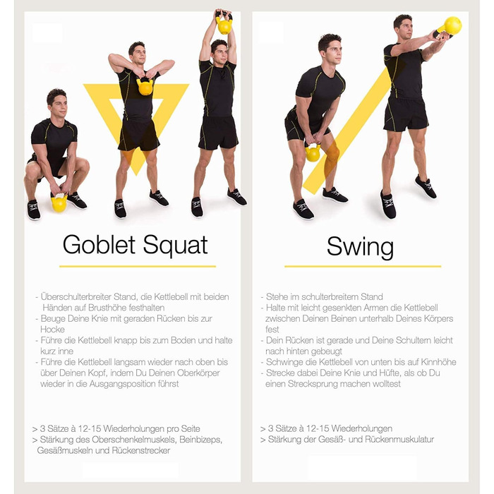 Гіря GORILLA SPORTS (432 кг), чавун, чорна з кольоровим маркуванням, 32 кг