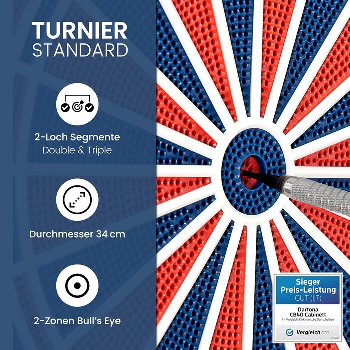 Кабінет для електронної мішені для дартсу Dartona CB40 - Найкраще співвідношення ціни та якості на Vergleich.org