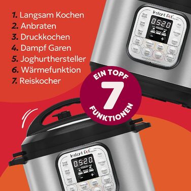 Мультиварка-скороварка Instant Pot Duo 30, 3 л електрична каструля та рисоварка
