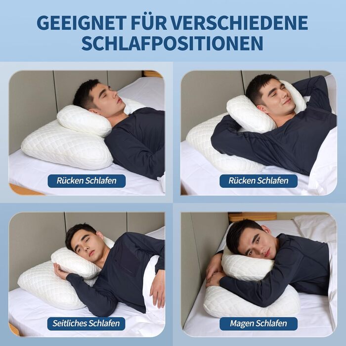 Подушки для полегшення болю в шиї та плечах, 2 подушки для спини, з&39єднані намистом, відповідні подушки для спини, орієнтовані на спину (чоловічі)