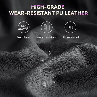 Ігрове крісло GTPLAYER, офісне крісло, ігрове крісло з динаміком та світловою панеллю, геймерське крісло, спинка з кишенею для зберігання, ергономічне крісло для ПК з пультом дистанційного керування