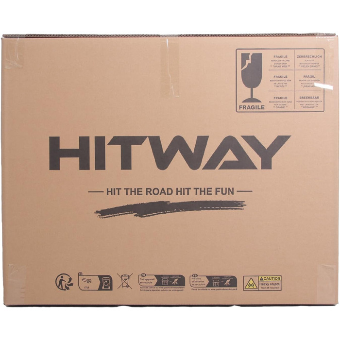 Електричний складний велосипед HITWAY e-bike 250W 8.4Ah 36V білий