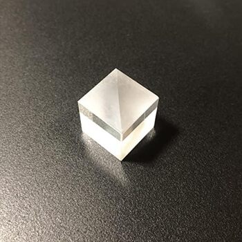 Мм 1 1 Beamsplitter Повне внутрішнє відбиття Пряма кутова призма Напіввідбиваюча напівпрозора Beamsplitter, 15 * 15 * 15