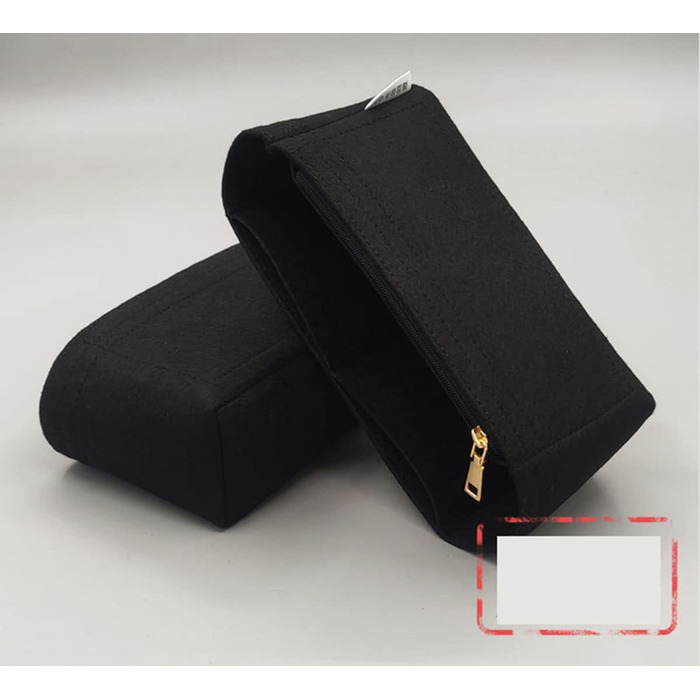 Вставка-органайзер для сумки Lckaey для NiKi22 28 32 Вставка для фінішної обробки сумки 3008black-28 Чорна 9.84*2.75*5.1in