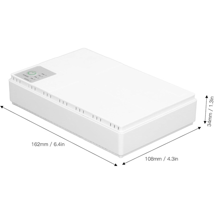 Міні-UPS акумулятор резервного живлення 8800/10400 mAh, 5V, 9V, 12V, безперебійне живлення для камер, роутерів, модемів, резервне живлення 85-265V, 8800 mAh (Європейська вилка)