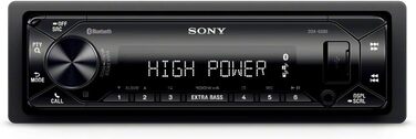 Автомагнітола Sony DSX-GS80 4 шт. 100 Вт Подвійний гучний зв'язок Bluetooth Вирівнювання часу 35 000 кольорів