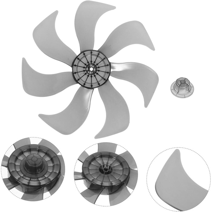 Гарнек лопаті підлогового вентилятора лопаті вентилятора запчастини лопаті вентилятора аксесуари для 7 листів падає на підлогу стельовий вентилятор електричний двигун металевий жіночий компонент pp