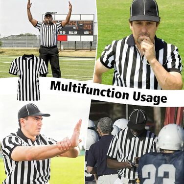 Чоловіча офіційна суддя Джерсі смуга перевернутий комір Ref уніформа суддя сорочка для баскетболу футболу футбол