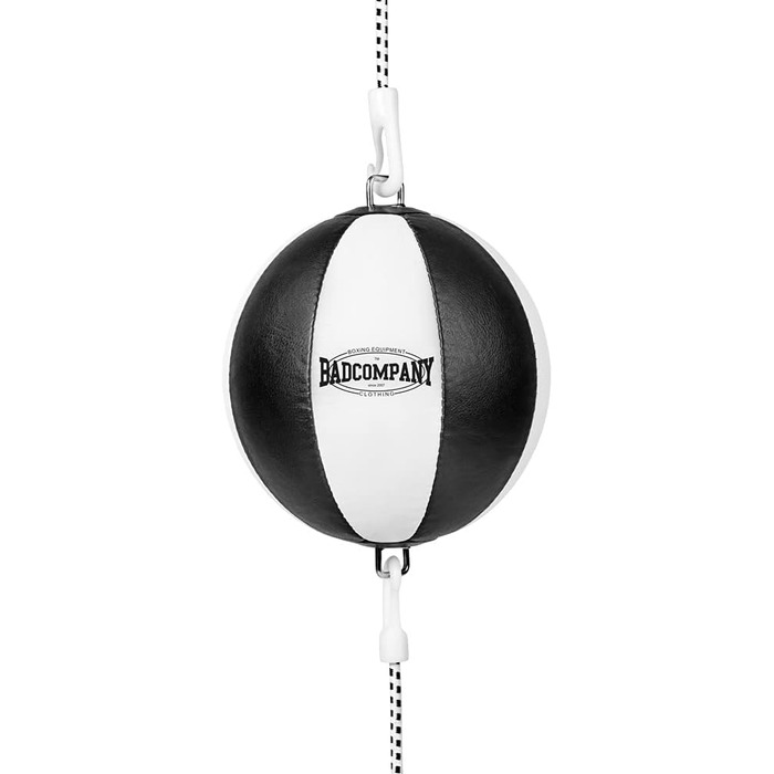 Погана компанія Двосторонній м'яч з імітації шкіри в т.ч. еластичні натяжні ремені I діаметром 25 см I Боксерський м'яч для рефлек