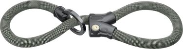 Ланцюговий замок ABUS Infinity Loop 1806 гнучкий велосипедний замок з двома петлями з регулюванням довжини для одночасного кріплення кількох частин велосипеда, велосипедів або інших предметів. 140 см зеленого кольору (повільно зелений)