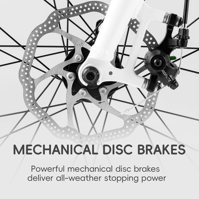 Шосейний велосипед ROCKBROS для підлітків, 22 дюйми, алюмінієвий, дитячий, SENSAH PHI 10-швидкісна система перемикання передач, механічні дискові гальма, легка рама з внутрішнім прокладанням тросів, ергономічний для велосипедистів зростом 140-155 см, бірю