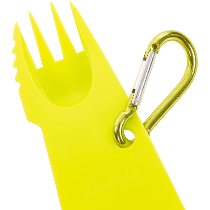 Столові прибори Trespass Snorky 3 в 1 для кемпінгу, один розмір, зелені