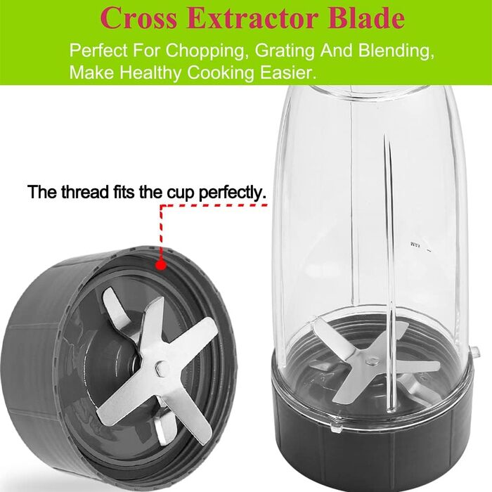 Змінне лезо соковижималки для оригінального електричного блендера Nutribullet 600 Вт/Pro 900 Вт Блендер для смузі, запасні частини Nutribullet ука